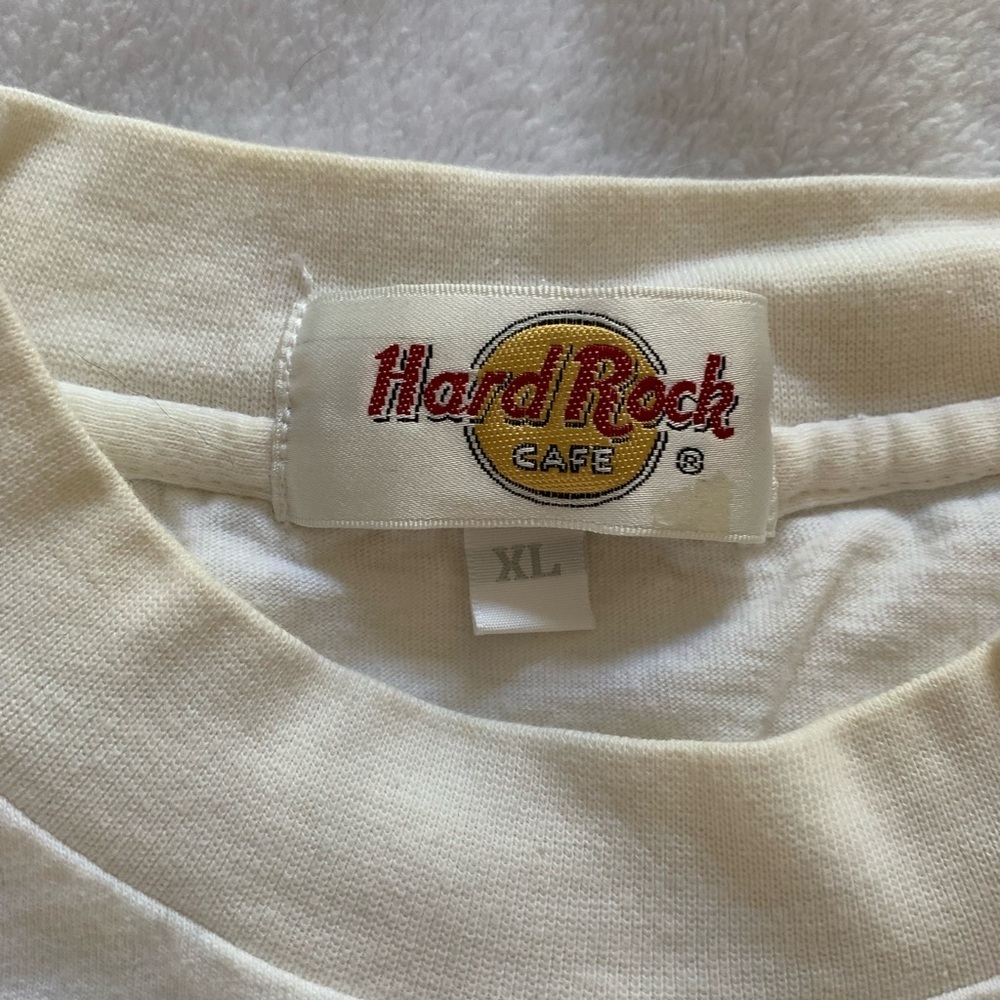 Hard Rock Cafe Real Vintage 3 100% Cotton T-shirts Bangkok Hong Kong Kowloon XL - Picture 11 of 16